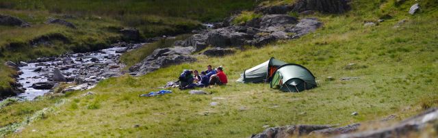A wildcountry consultants campsite.